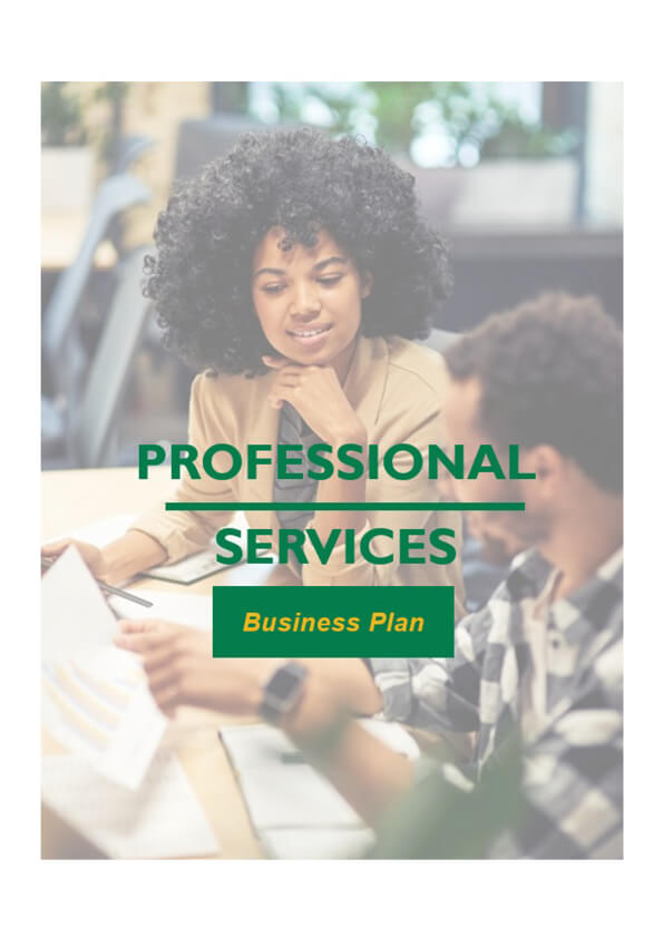 Downloadable Templates Professional Services Business Plan